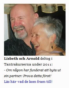 Lisbeth och Arnold gick Tantrakurserna 2011